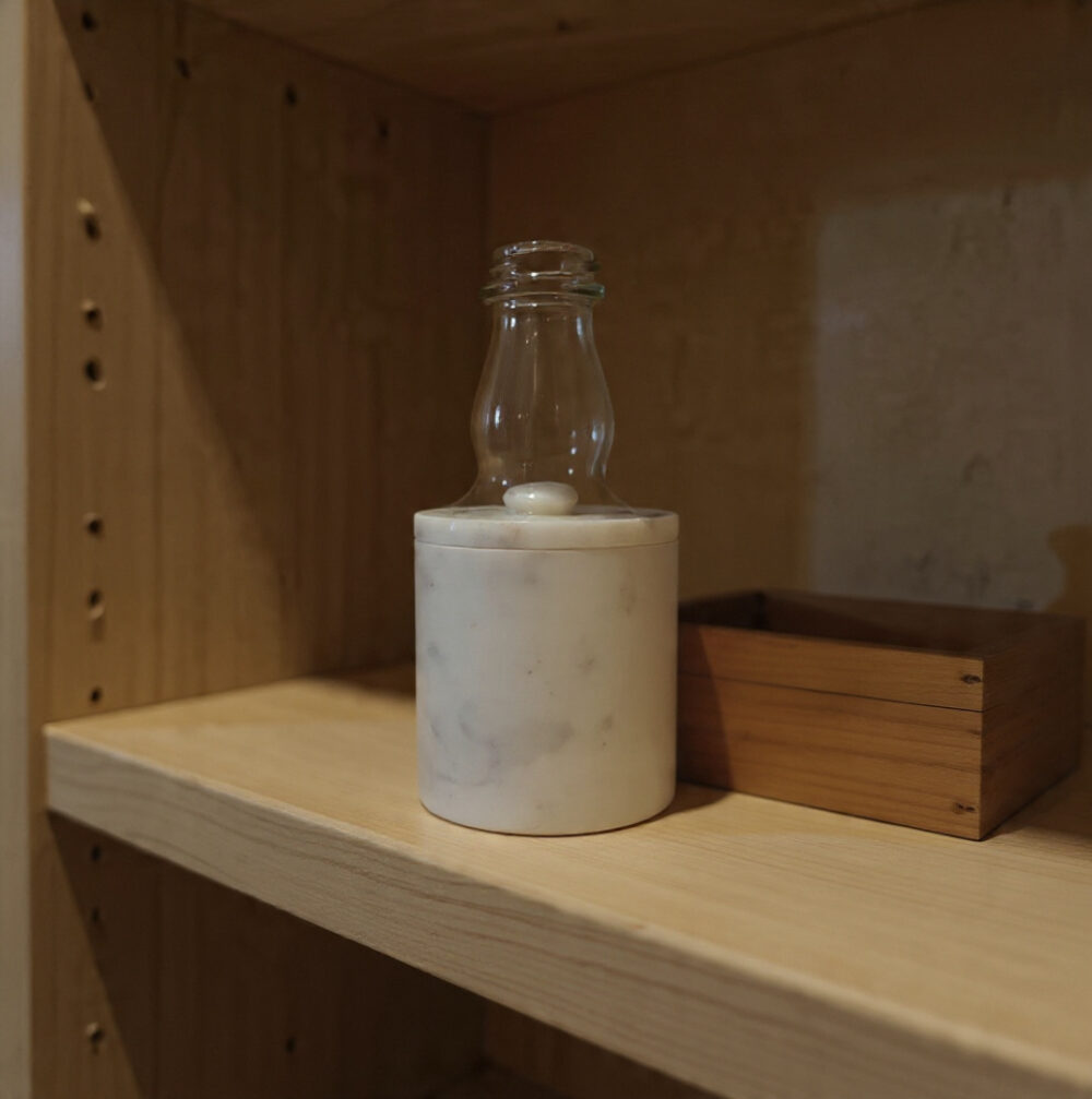 Marble Jar Container