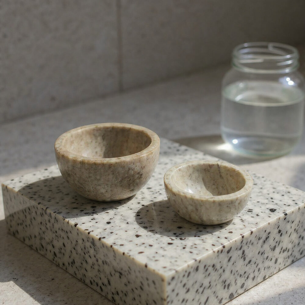 Designer marble decorative bowl