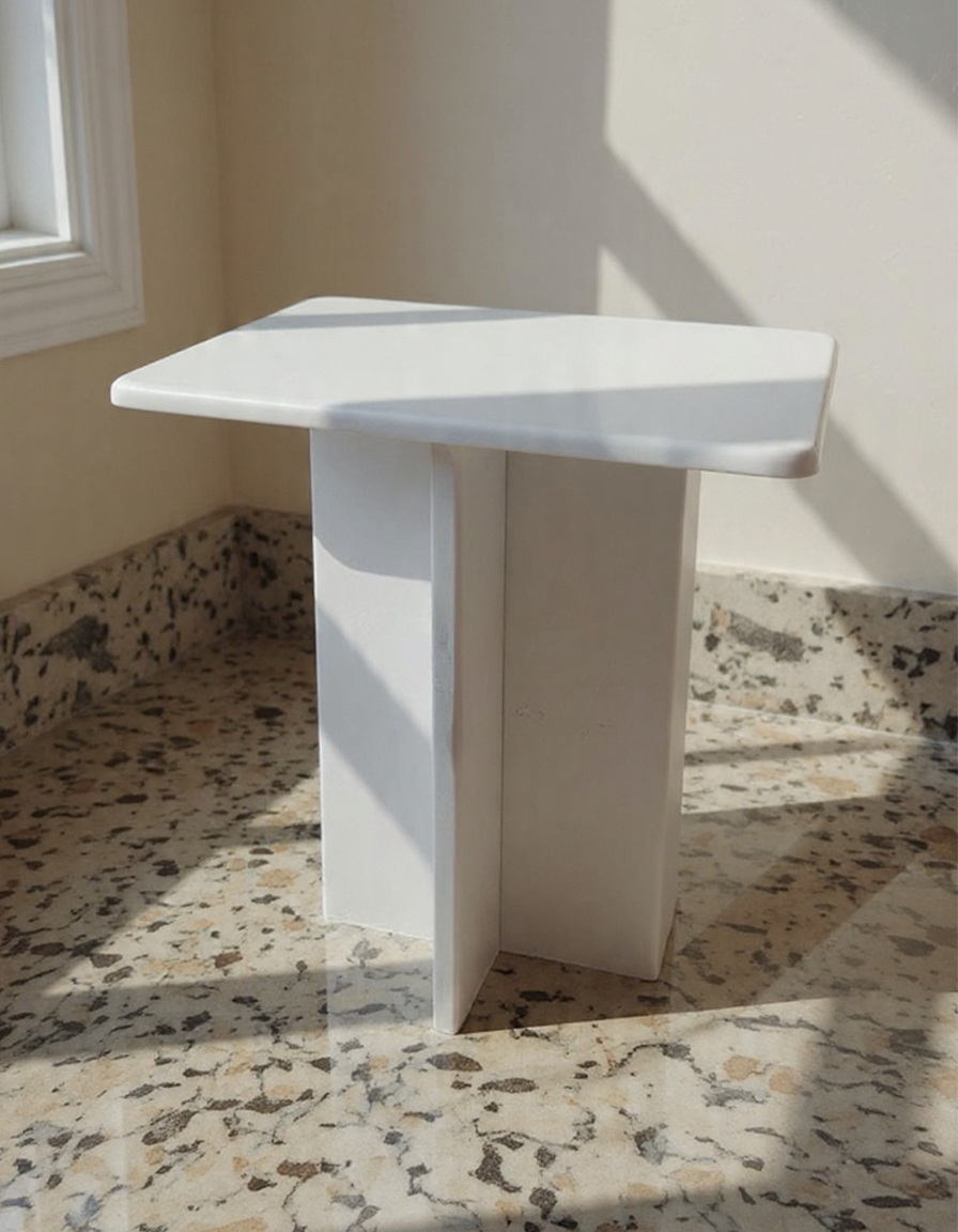 Marble side table