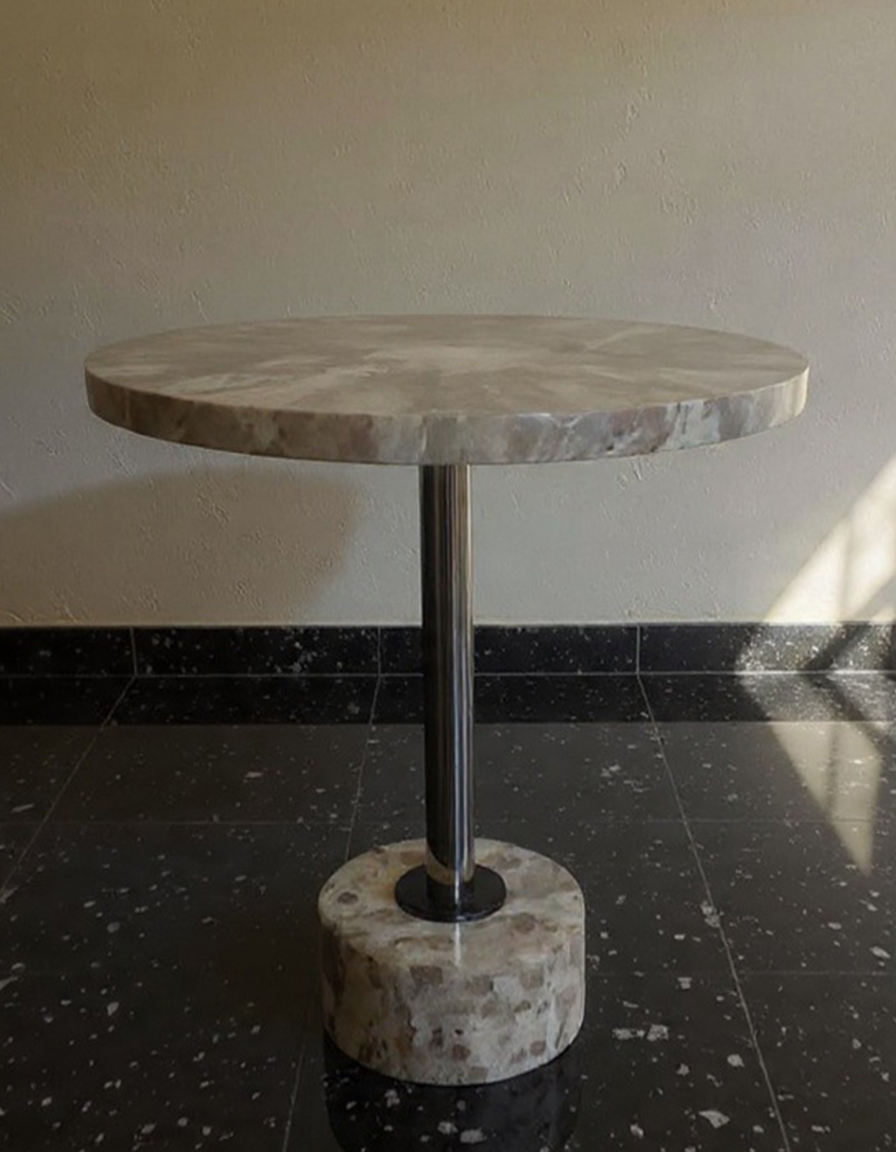 Decorative sandstone candle holder