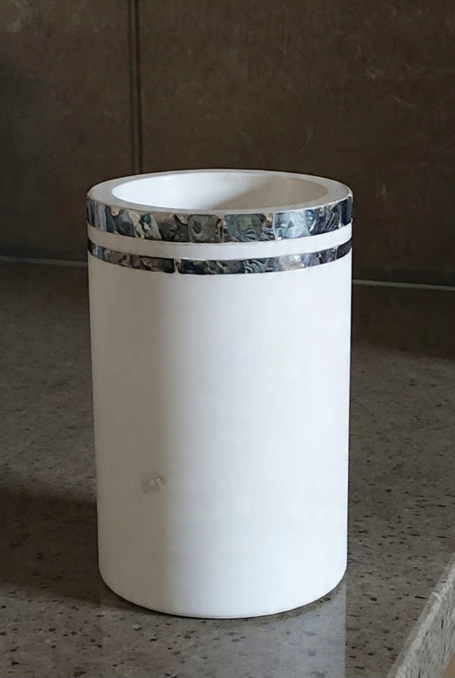Luxury marble flower vase modern decor