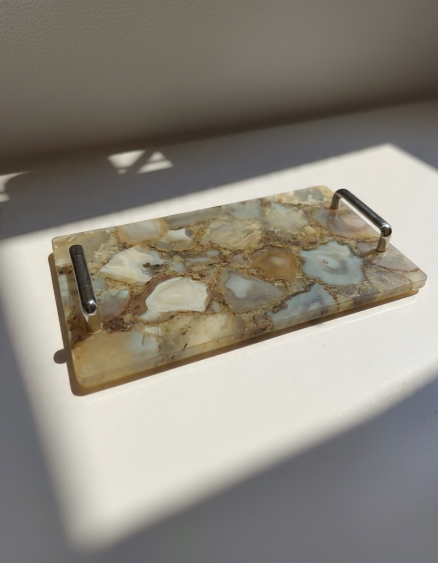 marble coaster set for table