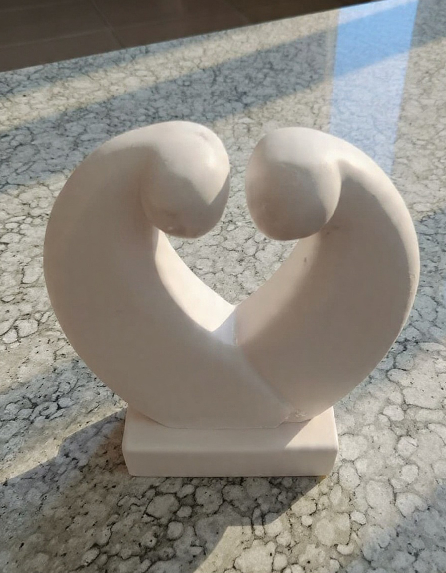Decorative sandstone candle holder