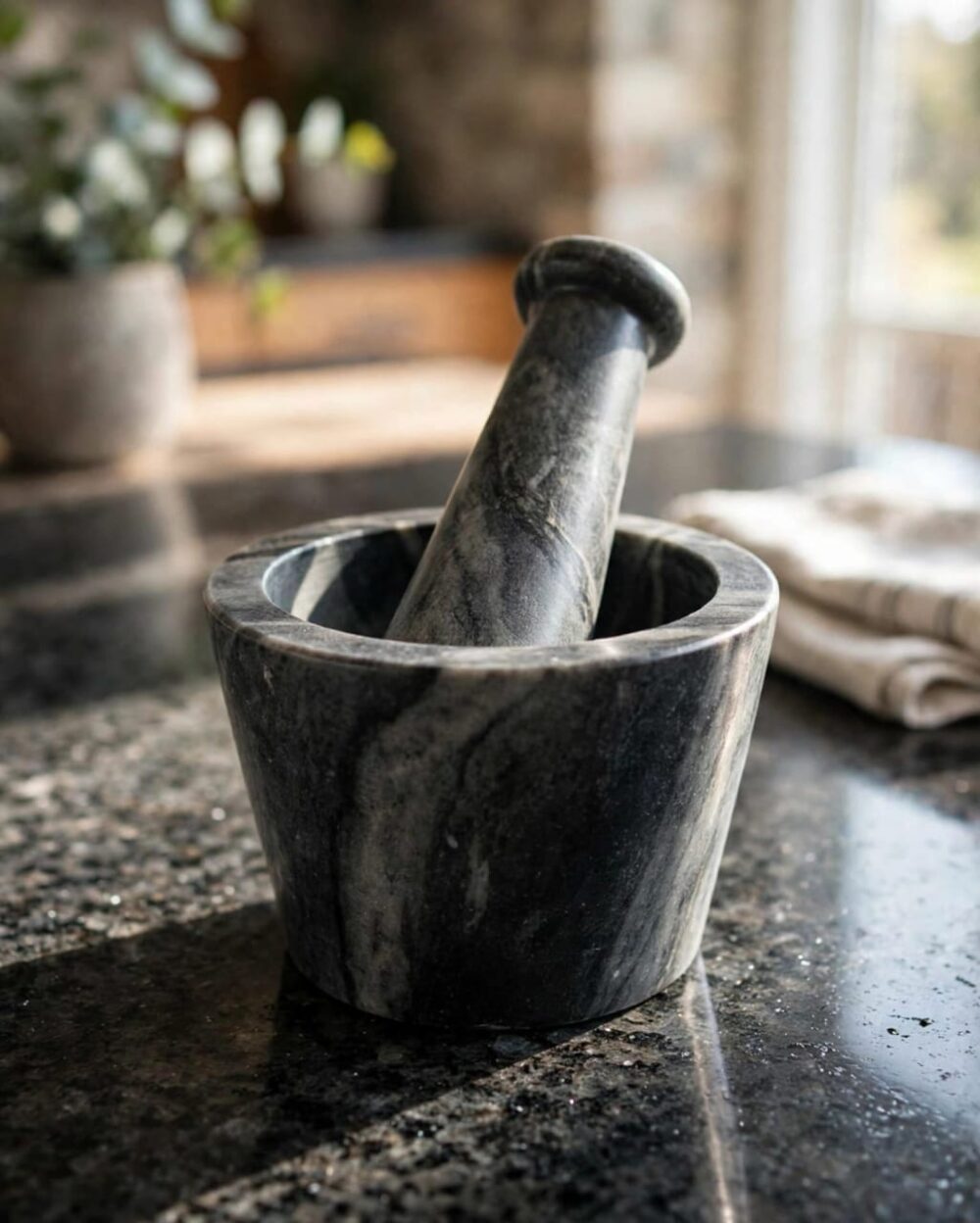 M202605 Gray Marble Mortar and Pastel